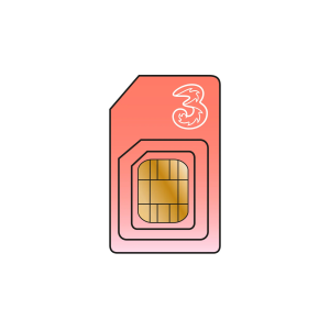 Three SIM Card - Unlimited Data